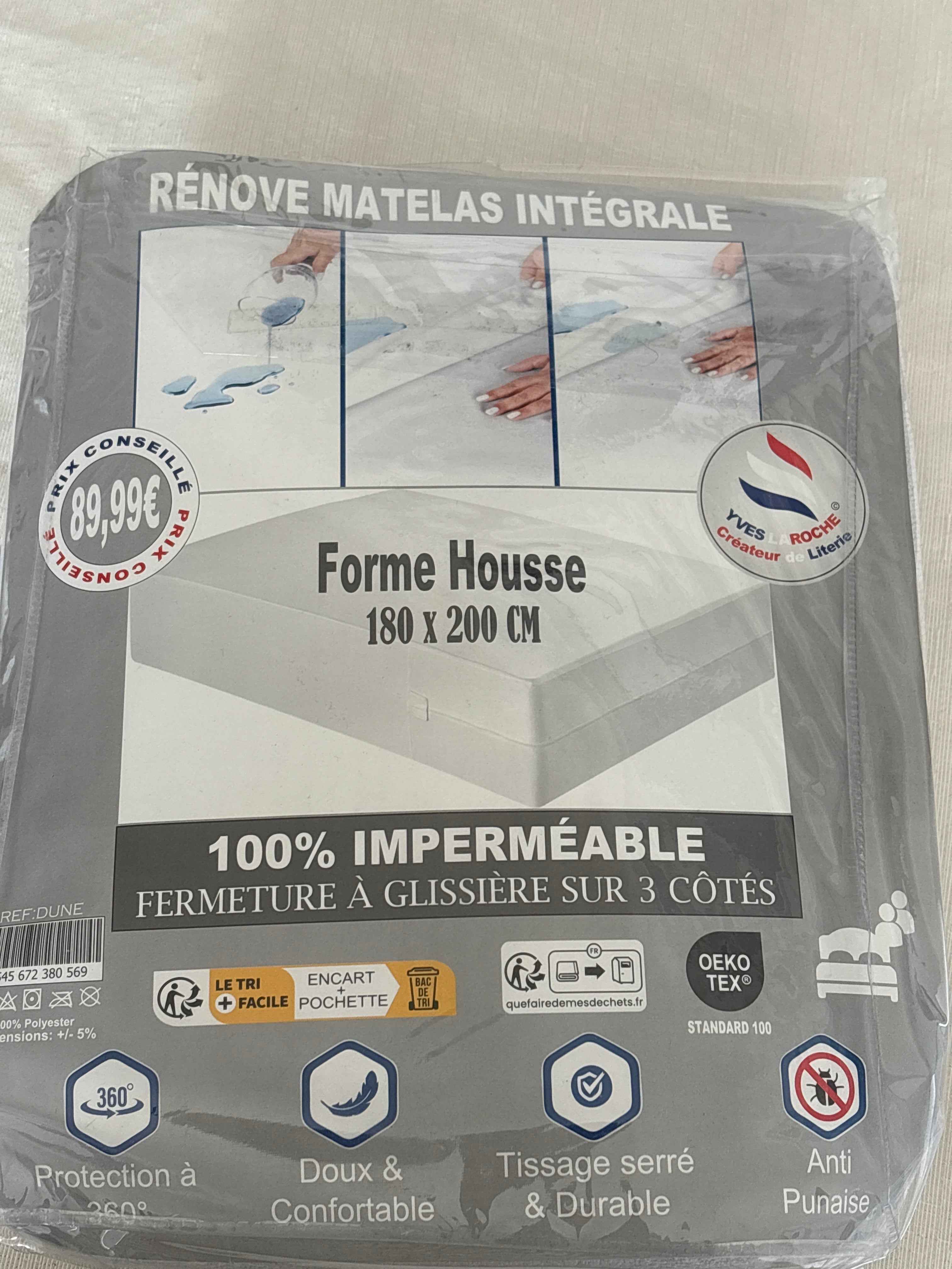 Protège-matelas + oreillers intégral imperméable – Anti punaises & anti acariens