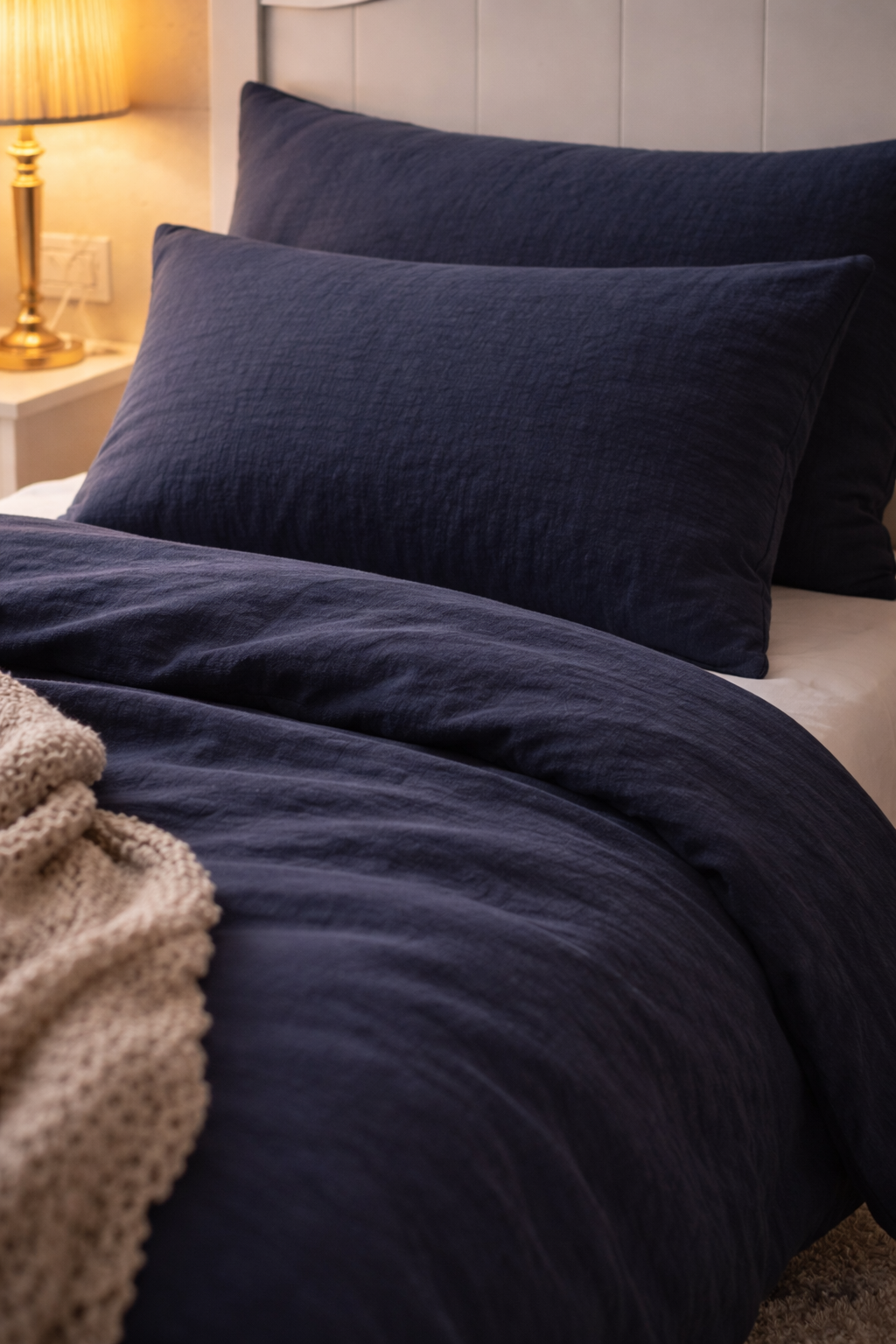 Parure de lit complète -gaze de coton – Douceur aérienne & élégance naturelle - MinaHomeStore