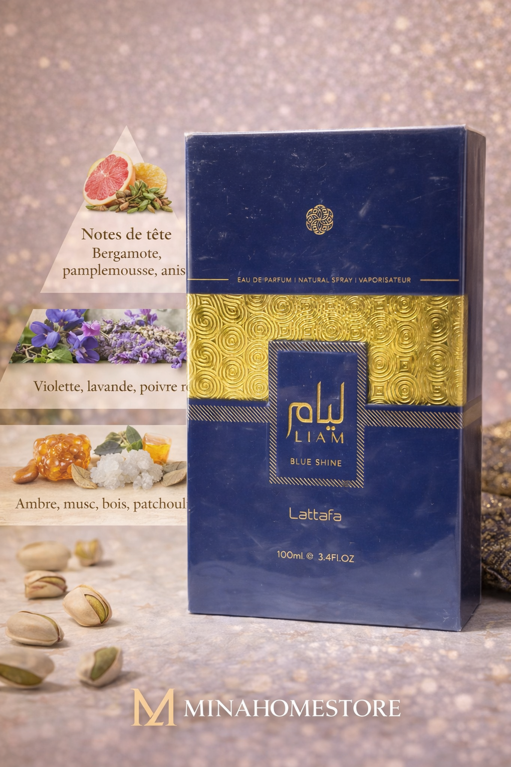 Parfum - LIAM Blue Shine- Lattafa - MinaHomeStore