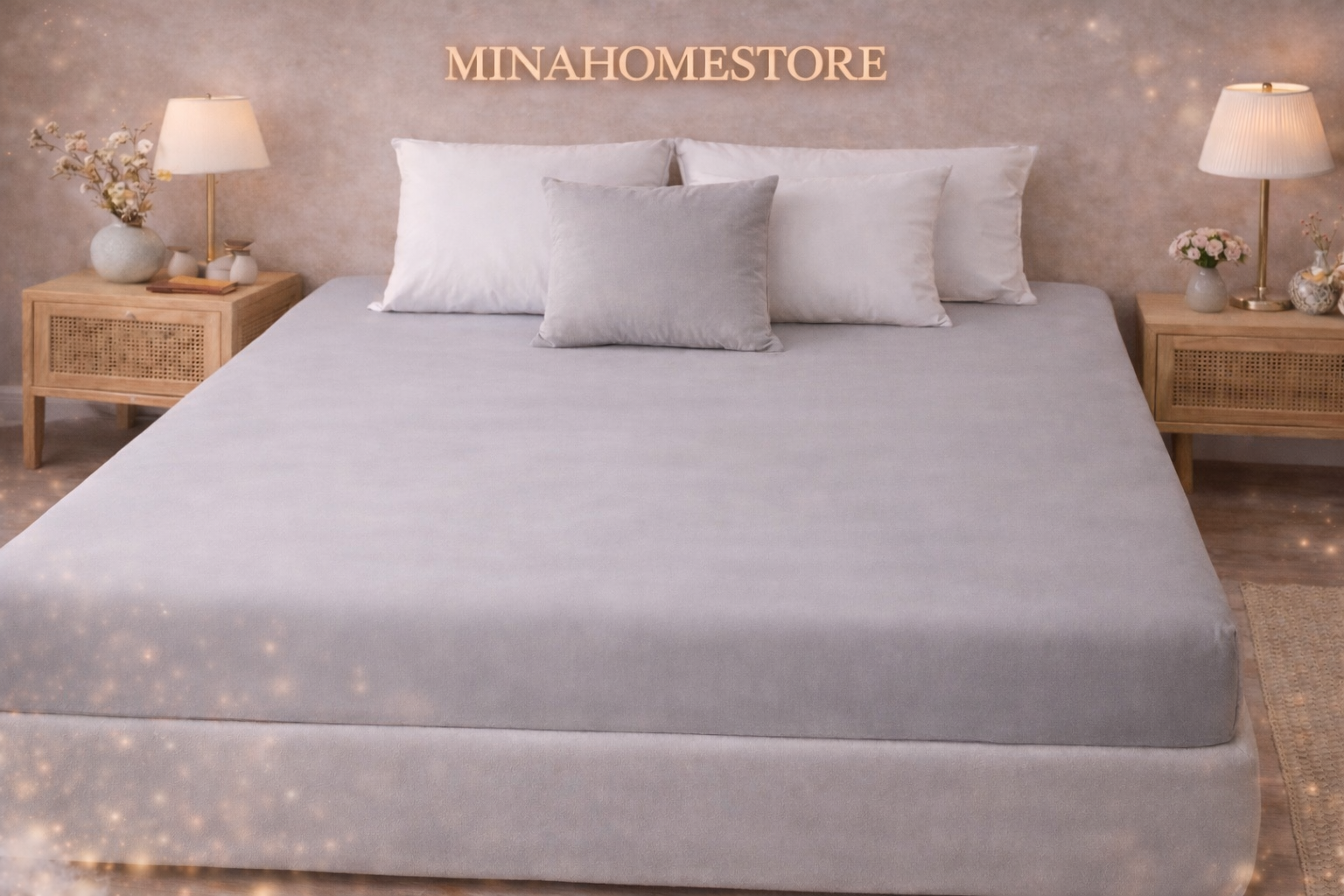 Drap housse 100% coton 160x200 – Bonnet 25cm | Gérard Pasquier - MinaHomeStore
