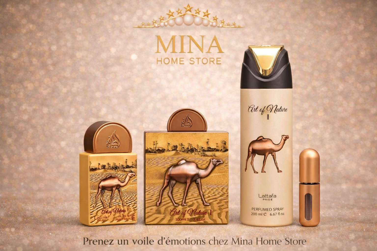 COFFRET PARFUM ART OF NATURE I – LATTAFA - MinaHomeStore