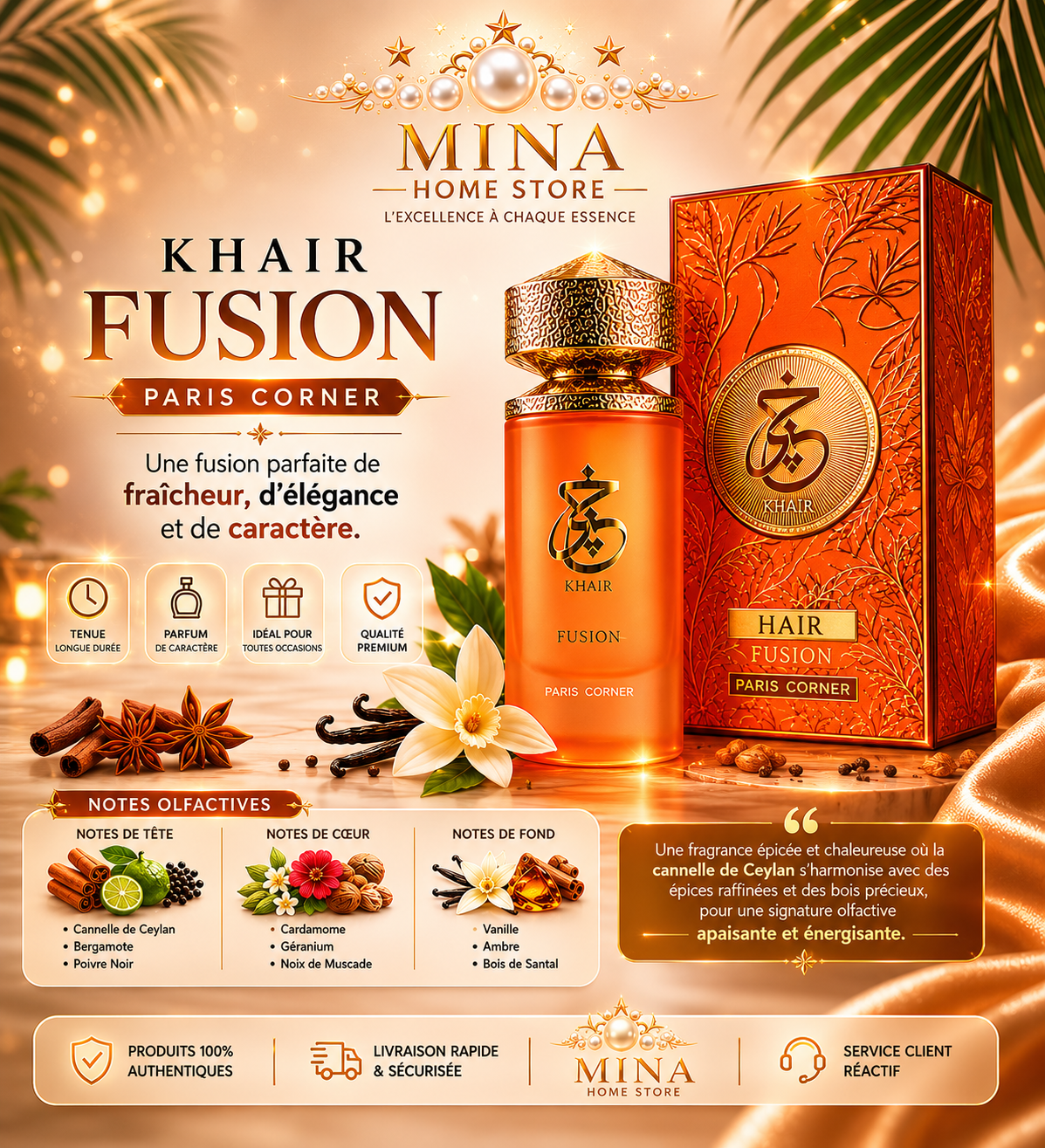Khair Fusion Paris Corner 100ml | Eau de Parfum Orientale