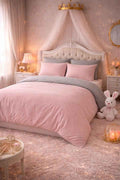 Parure de lit complète 6 pièces 100% coton – Élégance & confort absolu