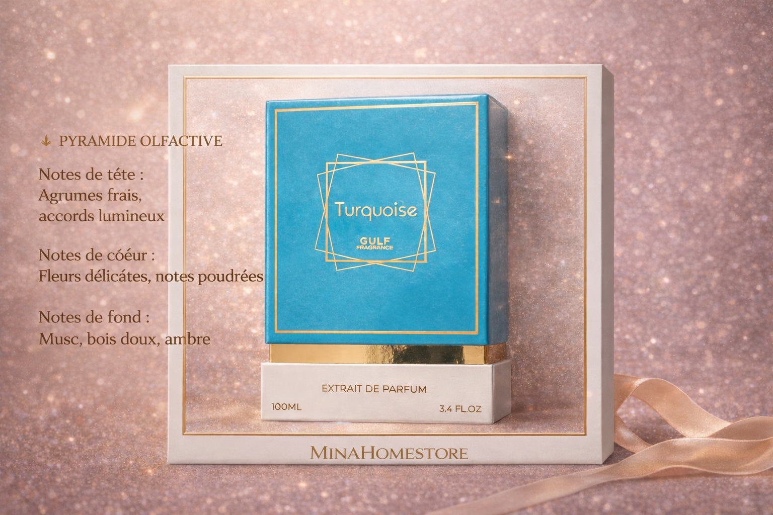 Extrait de parfum - TURQUOISE – Gulf Fragrance - MinaHomeStore