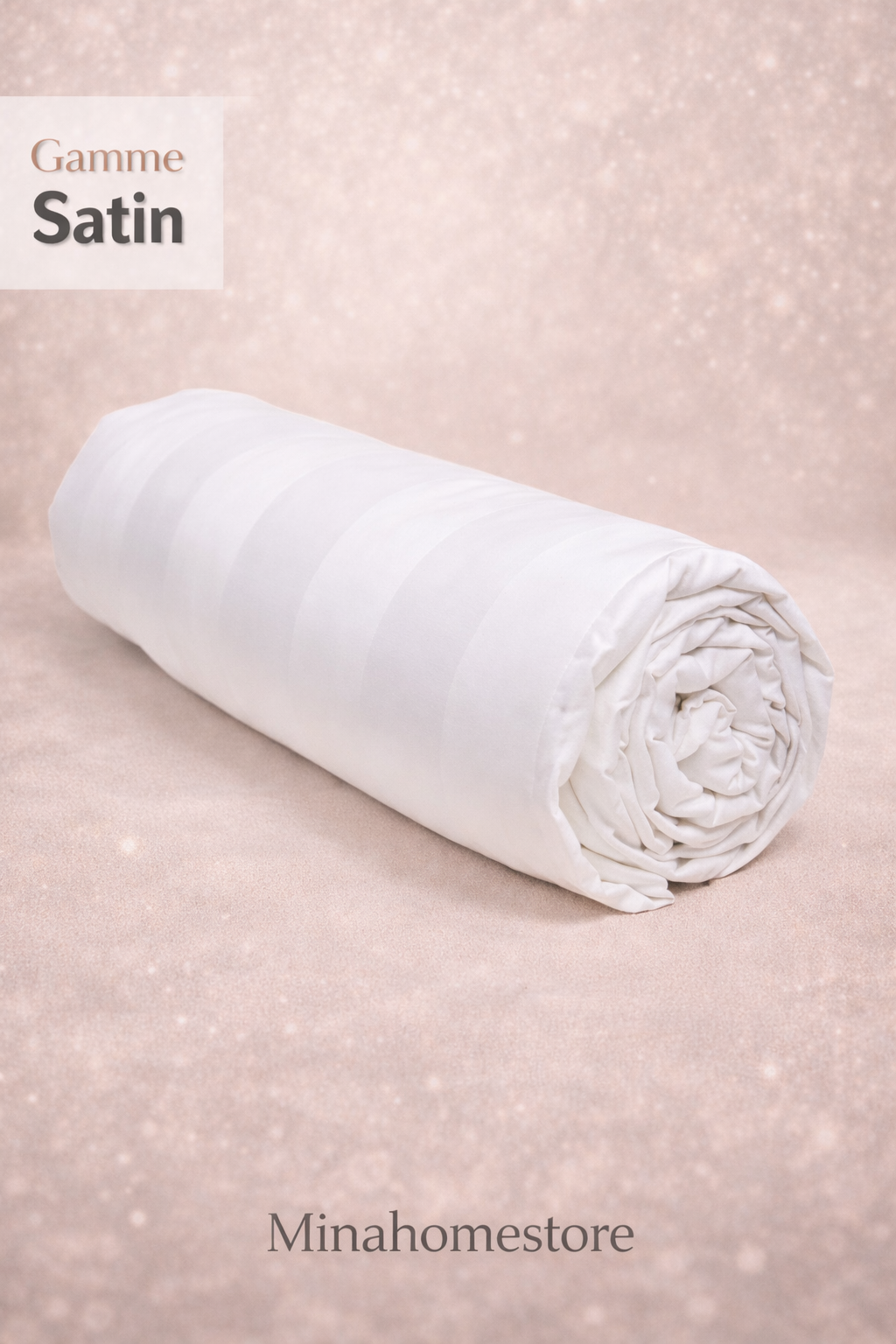 Drap housse satin 100% coton 180x200 – Bonnet 30 cm | TODAY - MinaHomeStore
