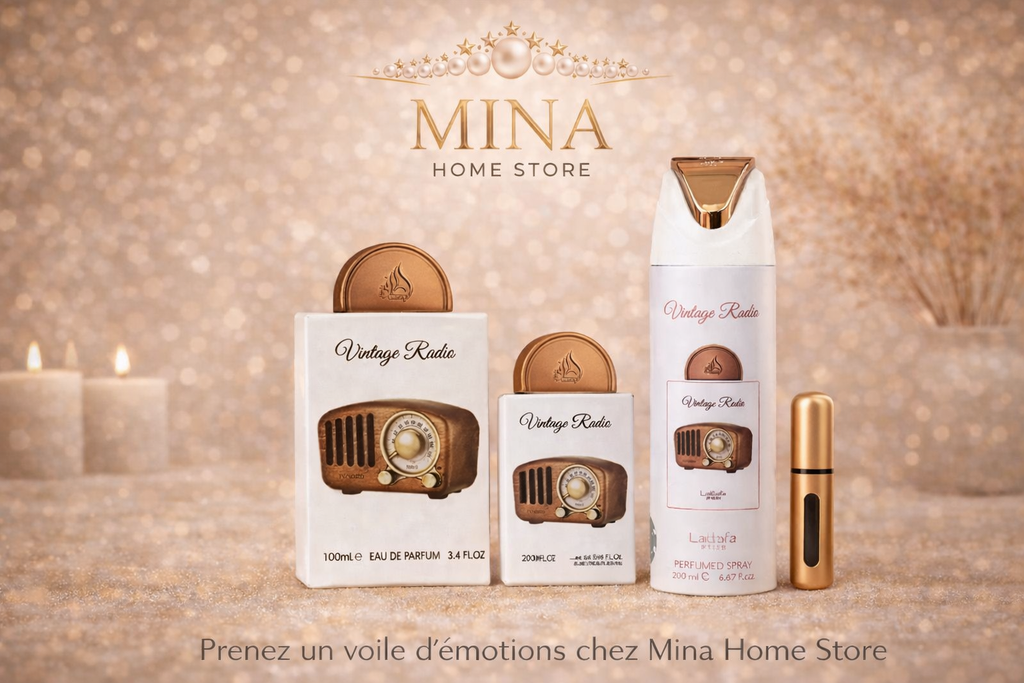 COFFRET PARFUM VINTAGE RADIO – LATTAFA - MinaHomeStore