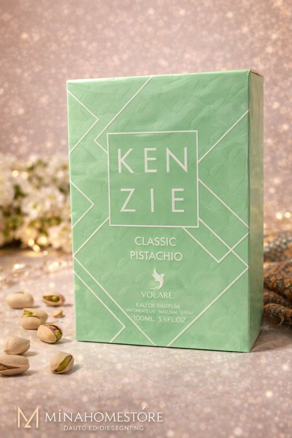Kenzie eau de parfum  – Classic Pistachio (100 ml)- Volaré - MinaHomeStore