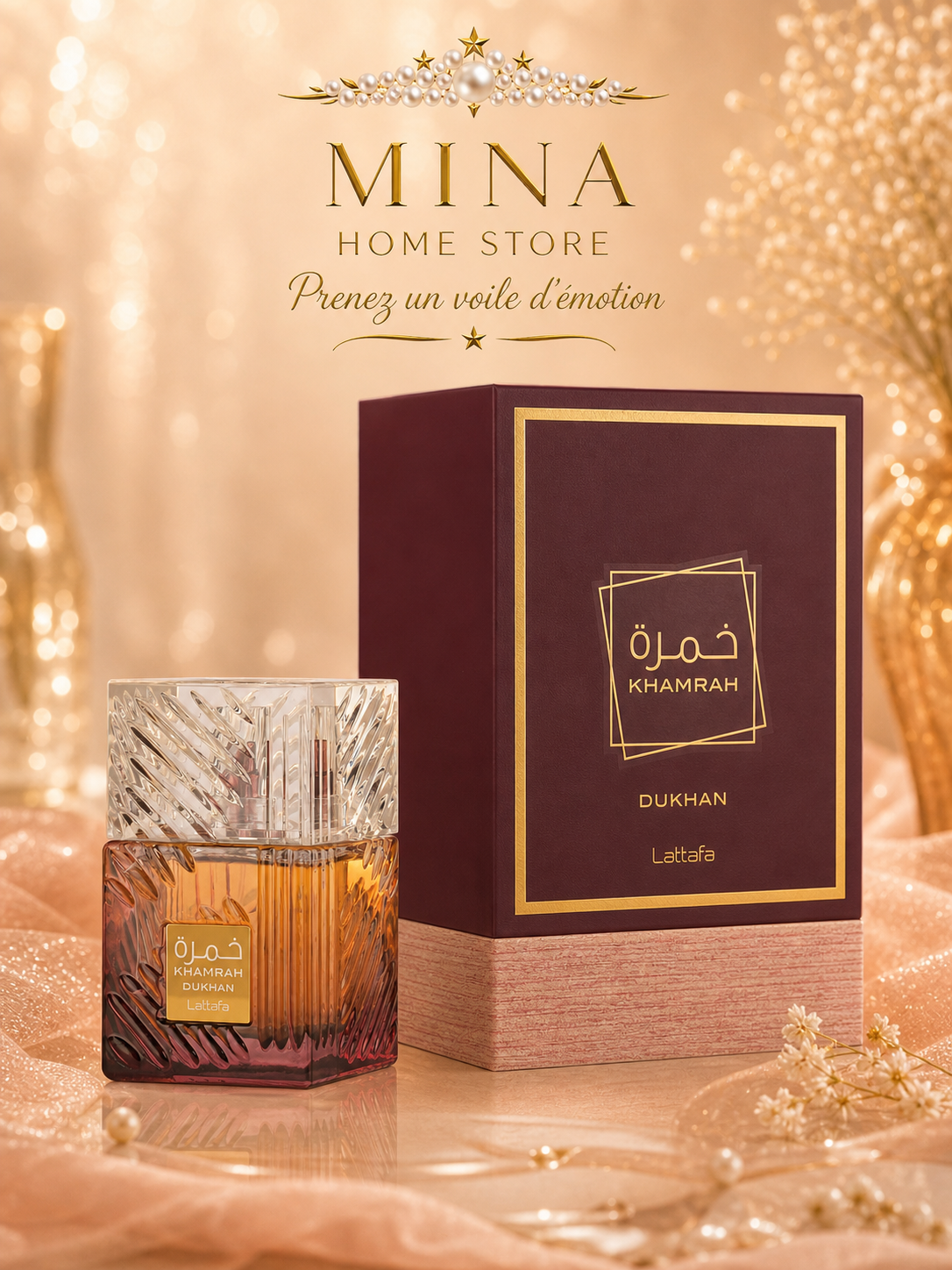 Parfum Khamrah Dukhan – Élégance & Intensité - MinaHomeStore