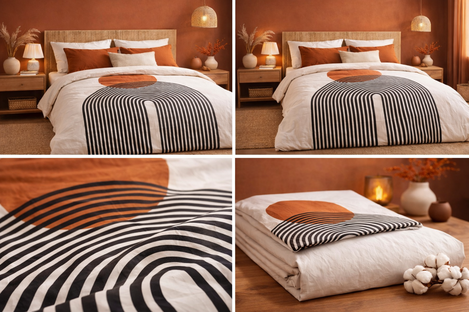 Parure de lit 240x260 cm – 100% coton | TODAY Linge de Maison - MinaHomeStore