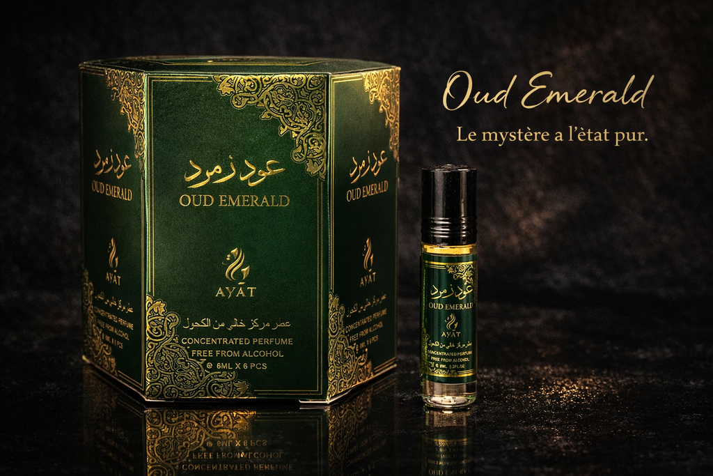 Oud Emerald – Concentrated Perfume (Sans Alcool) Ayat - MinaHomeStore