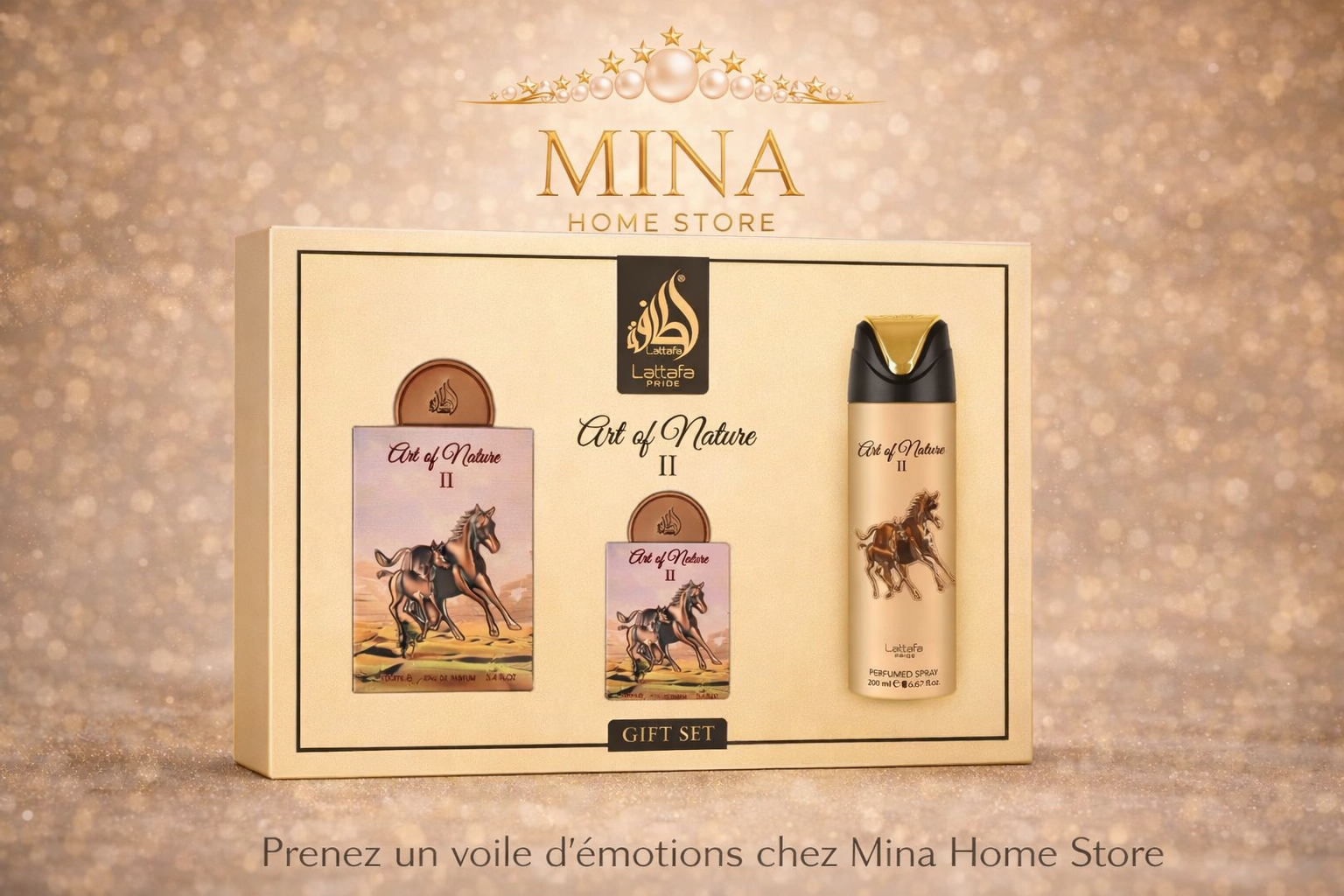 Coffret Parfum Art of Nature II – Lattafa Pride - MinaHomeStore