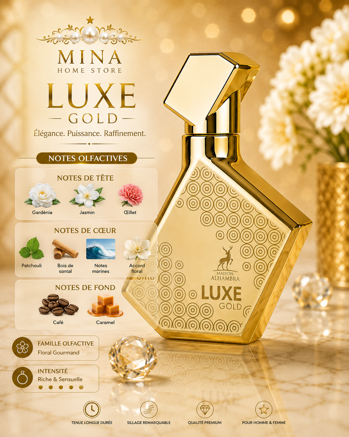 LUXE GOLD – Maison Alhambra | Eau de Parfum 100 ml