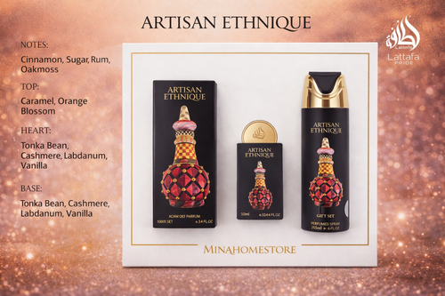 COFFRET PARFUM ARTISAN ETHNIQUE – LATTAFA - MinaHomeStore