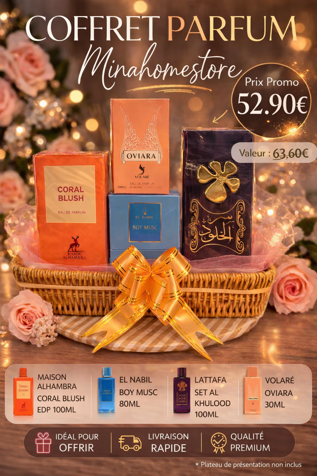 🌸 Coffret Élégance – Minahomestore - MinaHomeStore