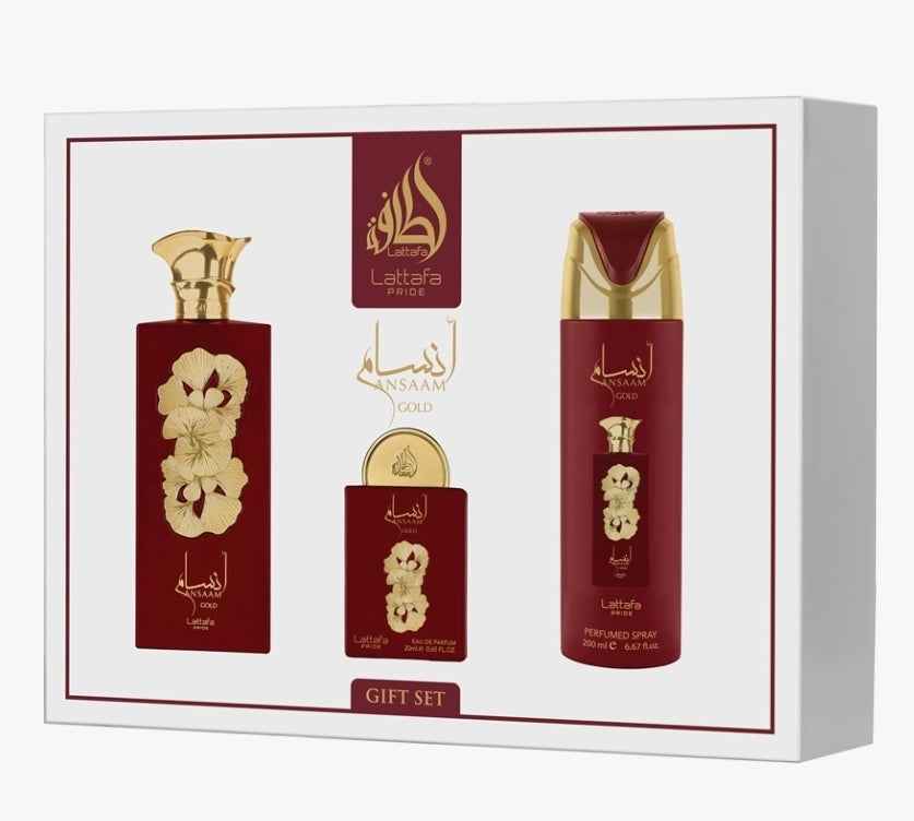 COFFRET PARFUM ANSAAM GOLD – LATTAFA