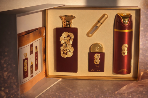 COFFRET PARFUM ANSAAM GOLD – LATTAFA - MinaHomeStore